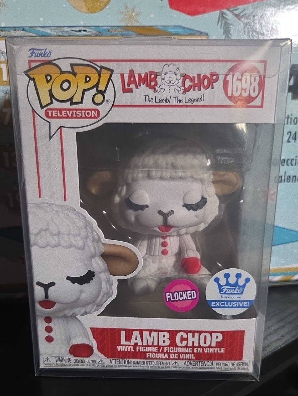 Funko Pop! Television Lamb Chop #1698 - White Flocked Collectible